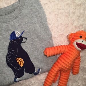 GYMBOREE BOYS BEAR SHIRT S(5-6) 🐻